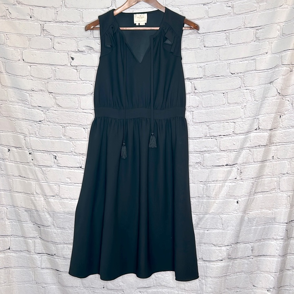 Kate Spade Black Sleeveless Dress Size Medium Excellent Condition